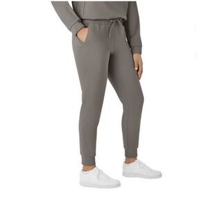 Members Mark Women’s Jogger Pants Size Medium Gray Taupe Color